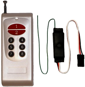 Keyfob-size transmitter and receiver